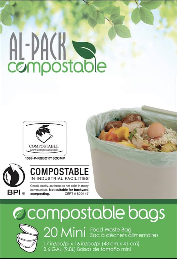 mini compost bag